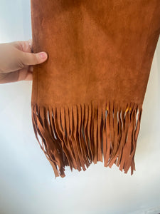 Vintage El Greco Suede Pants with Fringe