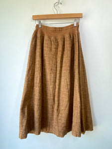 Vintage Issey Miyake Brown Skirt