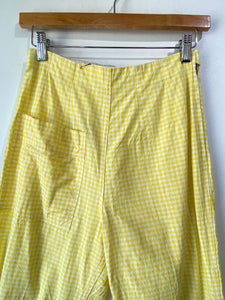 Vintage El Gaditano Colette et George Medina Gingham Pants