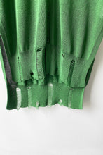 Y's Yohji Yamamoto Green Long Cardigan