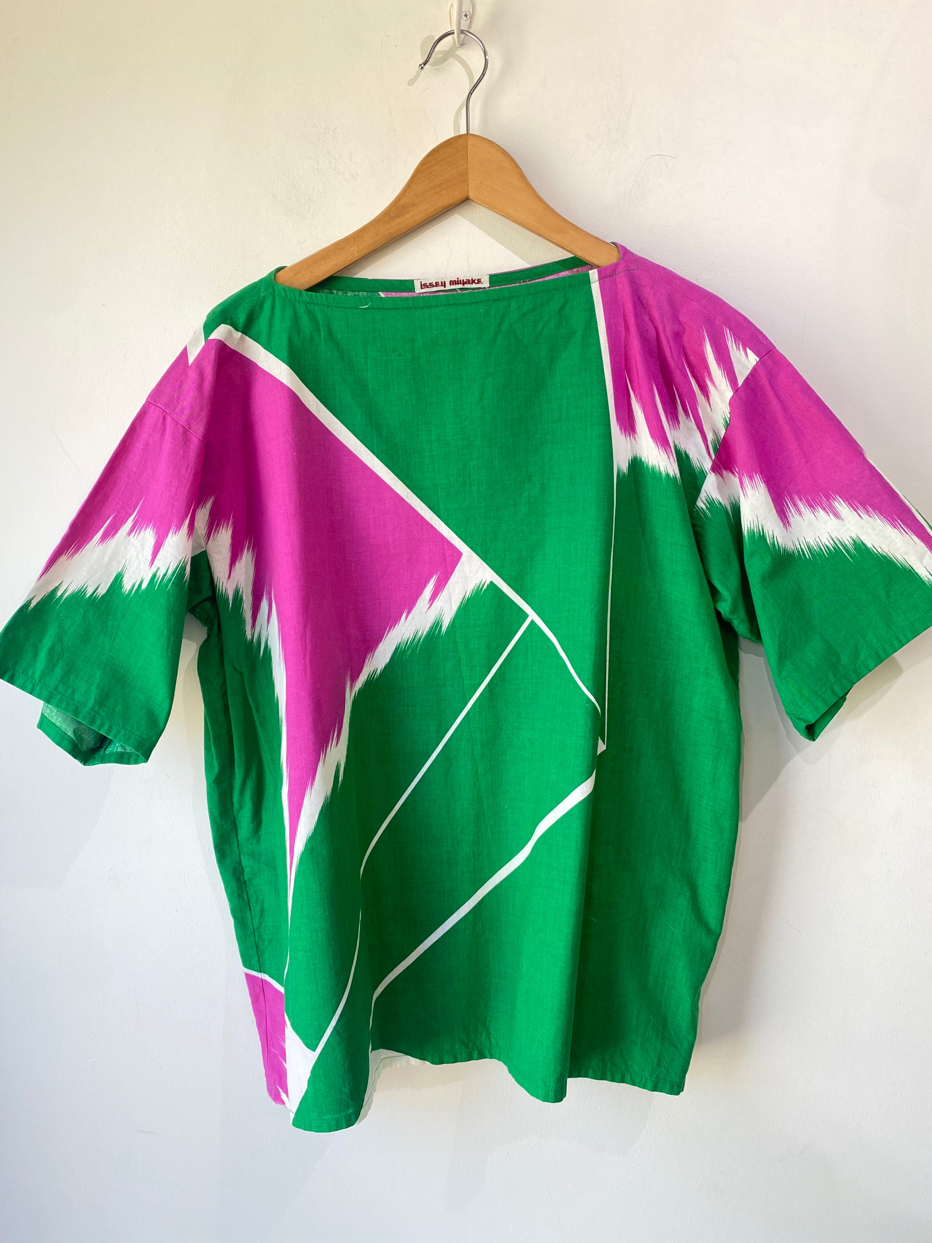 Vintage 1970s Issey Miyake Green Top – The Curatorial Dept.