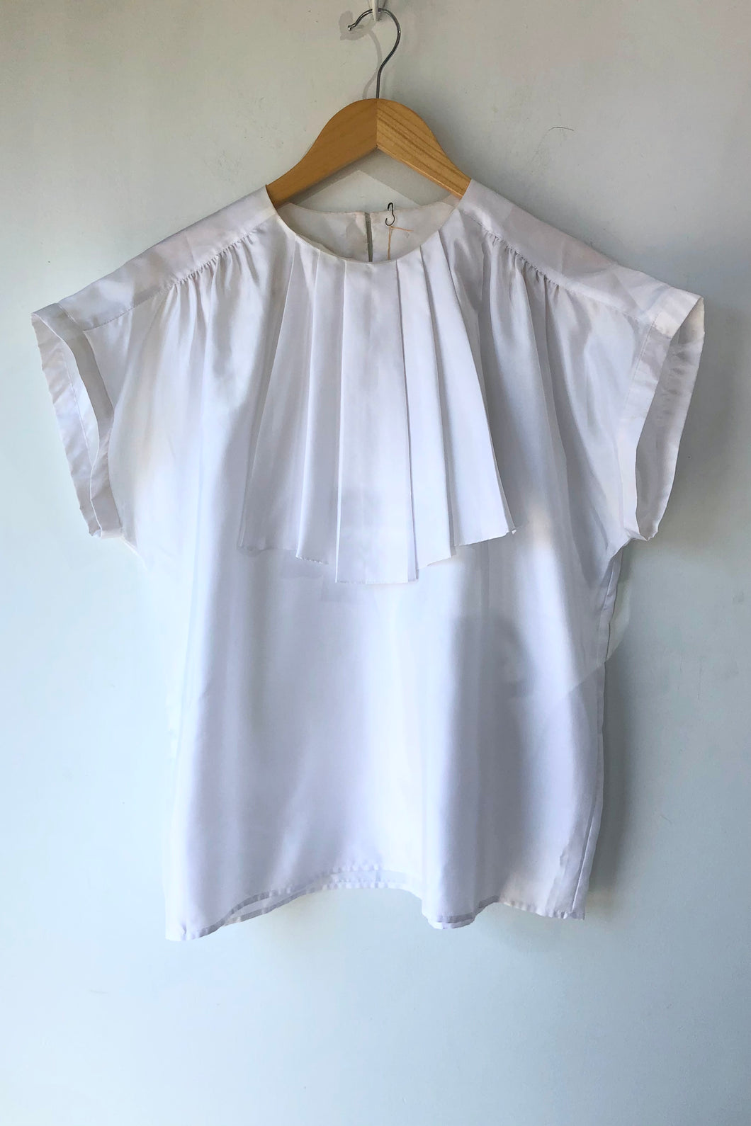 Vintage Pleated Bib Top