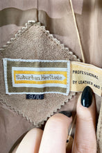 Vintage Suburban Heritage Tan Suede Jacket