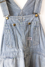 Vintage Big Smith Striped Repaired Overalls