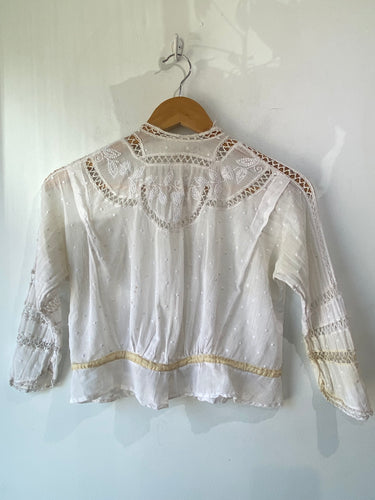 Vintage Victorian White Lace Top