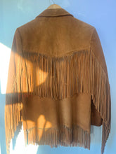 Lariat Leathers Brown Suede Fringe Jacket