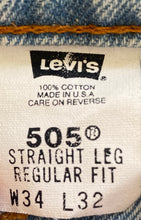 Vintage Levi's 505 Light Wash Jeans