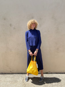 Issey Miyake A-POC Royal Blue Knit Pantsuit