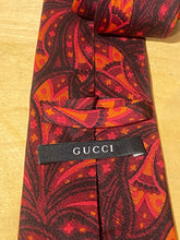 Gucci Pink & Maroon Paisley Tie