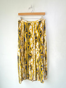 Rixo Nautical Silk Skirt