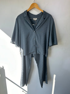 Sally Lapointe Grey Silk Set