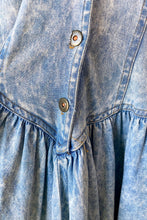 Vintage Carol Andersson Acid Was 80s Denim Dress