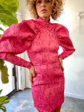 Rotate Birger Christensen Pink Puff Shoulder Dress