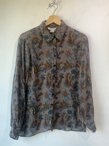 Vintage Allison Taylor Paisley Blouse