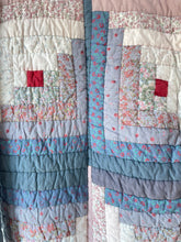 Vintage Pink and Blue Quilted Jacket