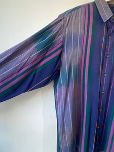 Vintage Colours Blue & Purple Shirt