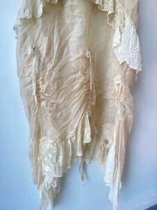 Magnolia Pearl Cream Gauze Ruffle Dress