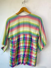 Alexandre Herchcovitch Rainbow Gingham Top