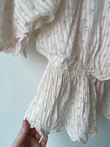 Vintage Pink Floral Bed Jacket