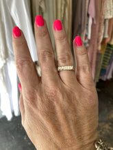 Party Ring in Sterling Silver or Brass