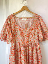 Doen Orange Liberty Floral Dress