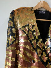 Vintage Creative Creations Gold Sequin Jacket