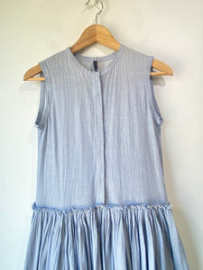 Sara Lanzi Blue Cotton Dress