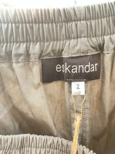 Eskandar Grey Cotton Pants