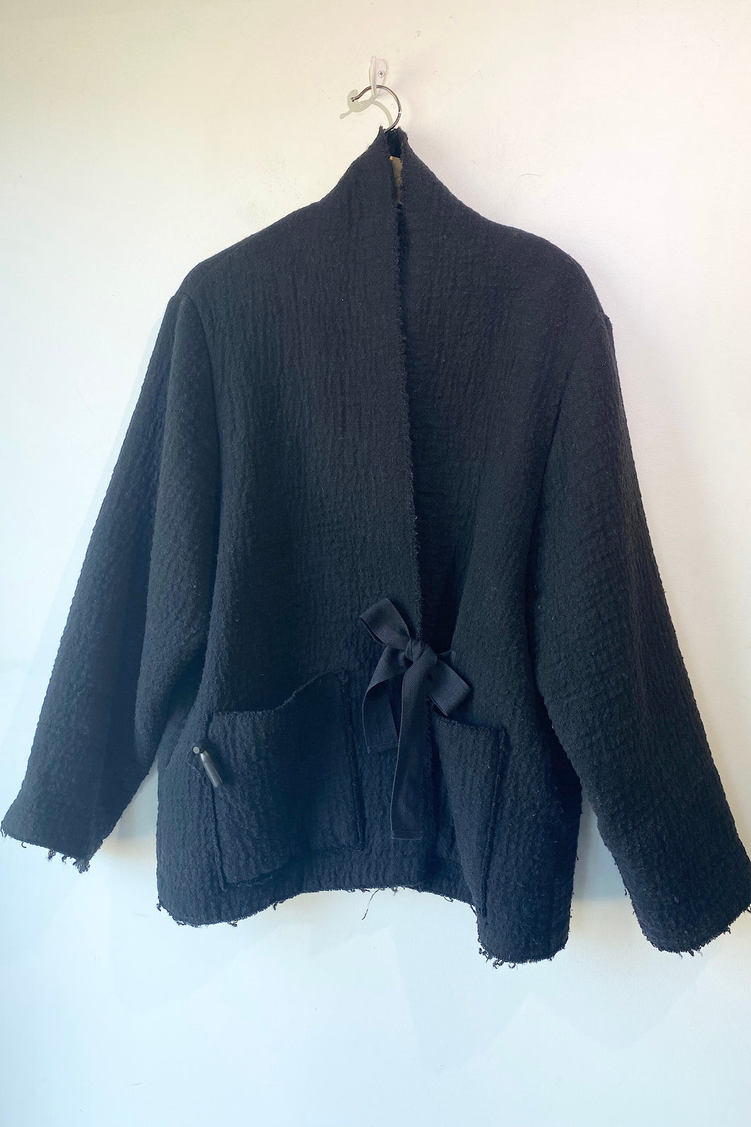 Elsa Esturgie Black Wool Jacket