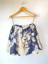 Hope for Flowers Black and Cream Abstract Off Shoulder Top