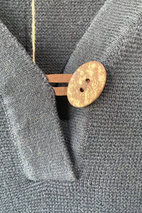 Lauren Ralph Lauren Black Button Sweater