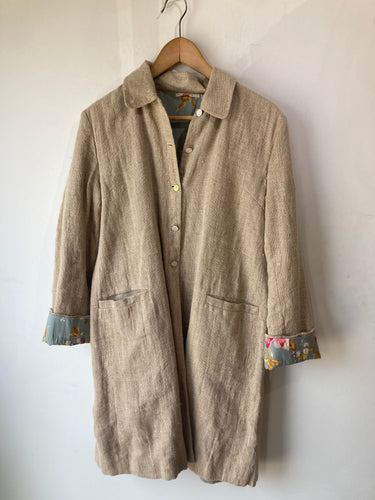 Pero Soft Burlap Reversible Coat