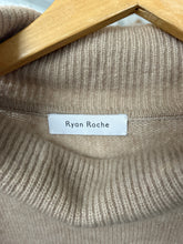 Ryan Roche Oatmeal Cashmere Turtleneck Sweater