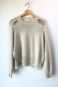 Etoile Isabel Marant Grey Destroyed Sweater