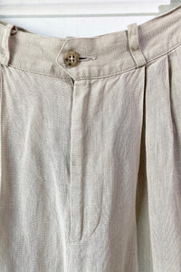 Vintage Banana Republic Tan Linen Pants