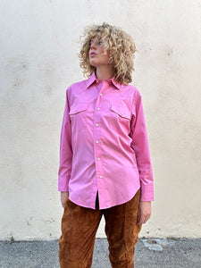 Vintage Malco Modes Pink Western Shirt