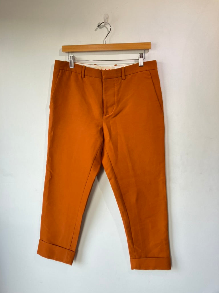 Marni Copper Straight Leg Pants