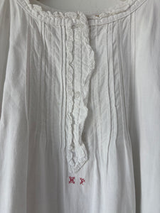 Victorian Nightgown Dress Initials HF
