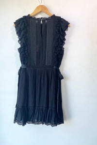 Ulla Johnson Black Lace Sleeveless Dress