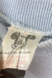 Vintage Mickey Mouse Light Blue Sweatshirt