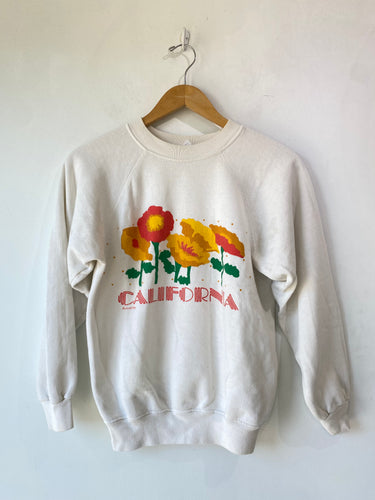 Vintage California Poppy Sweatshirt