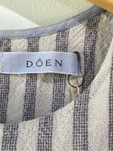 Doen Striped Raw Silk Tunic Dress