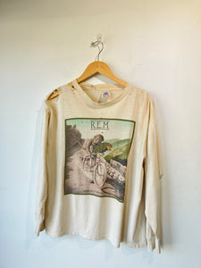 Vintage R.E.M. Reconstruction Long Sleeve Thrashed Tee