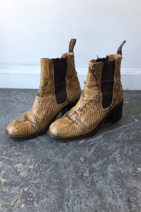 Freelance Snakeskin Boots