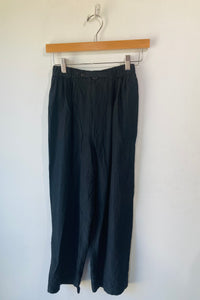 Vintage Issey Miyake Black Crinkle Pants S