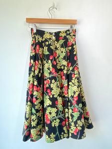 Vintage 1940s Cherry Blossom Skirt