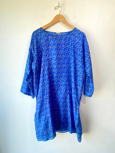 Matta Royal Blue Silk Dress