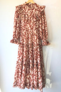 NWT Doen Floral Ruffle Dress