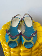 Prada Aqua & Purple Flats