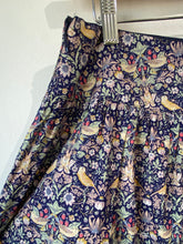 Strawberry Thief Navy Liberty Print Skirt